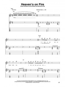 The Kiss: Guitar Play-Along Volume 30 (book/CD)