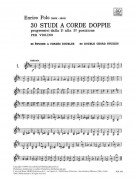 30 Studi a doppie corde (Per violino)