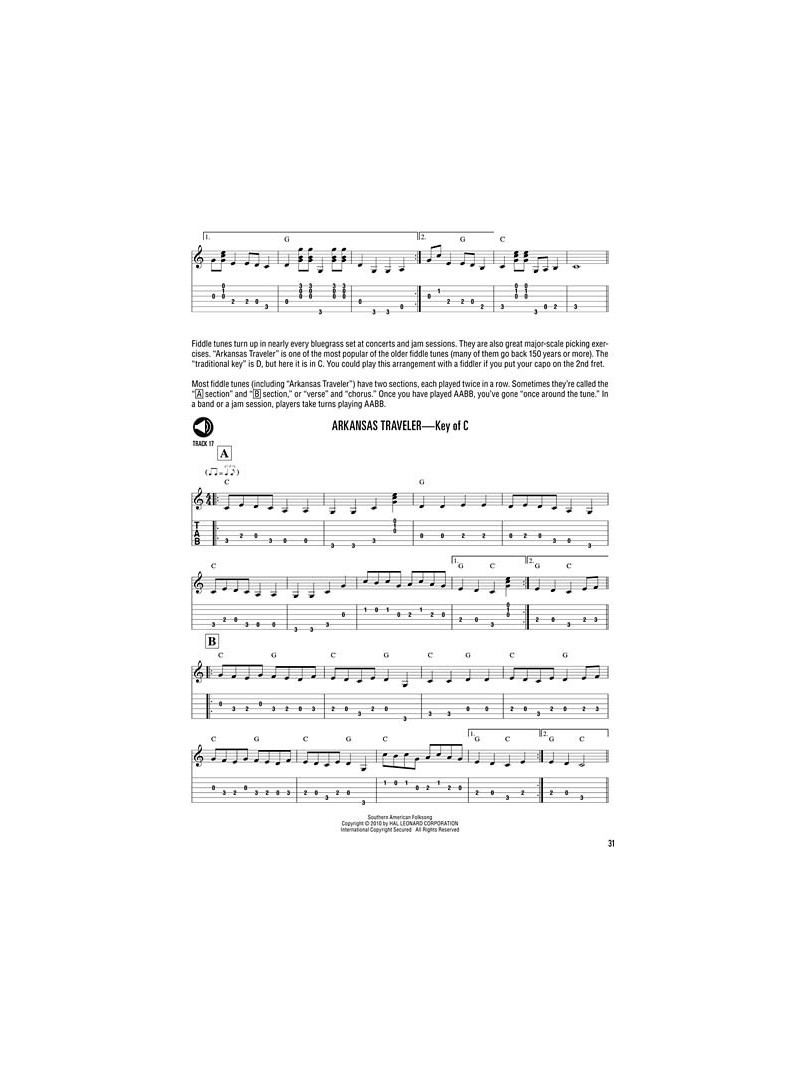 Hal Leonard Bluegrass Guitar Method (book/CD)