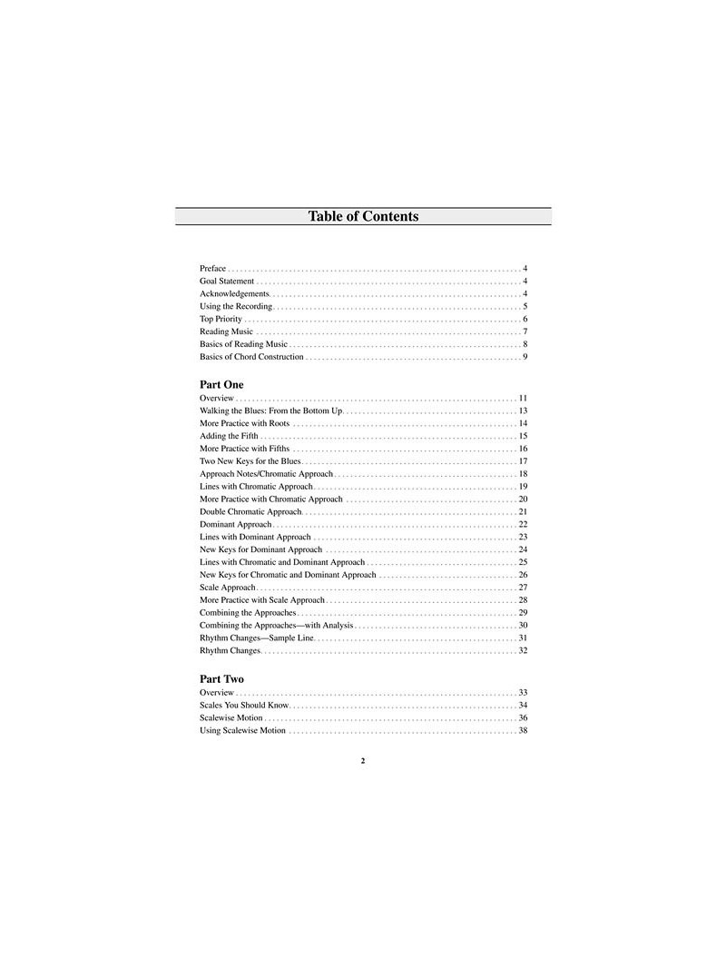 Building Walking Bass Lines (book/CD)