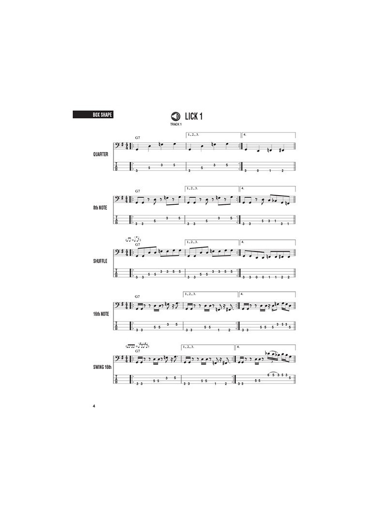 Hal Leonard Bass Method: Bass Licks (book/CD)