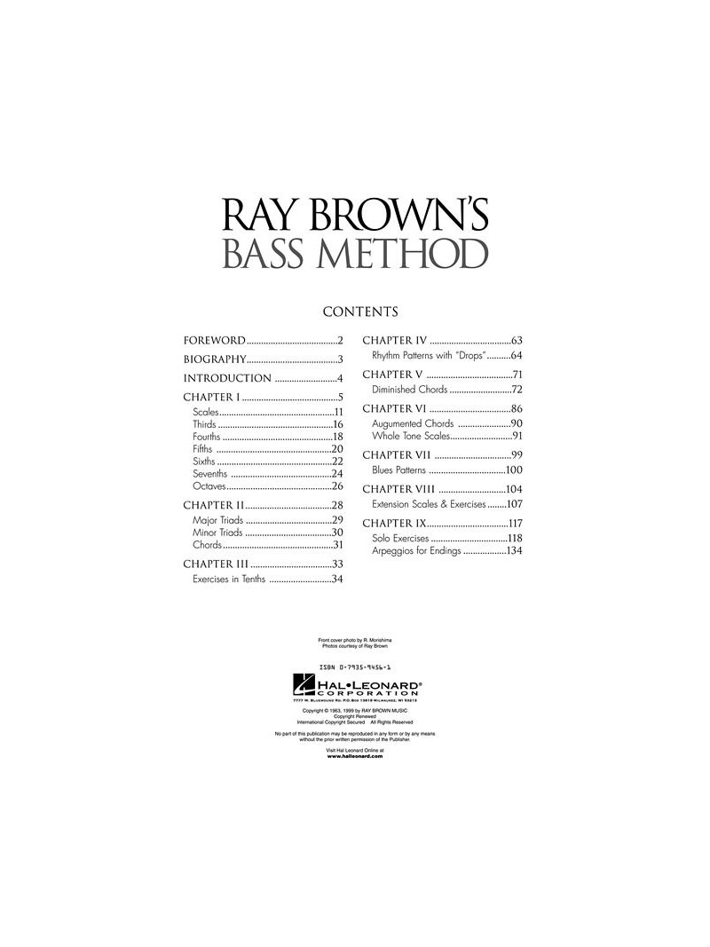 Ray Brown's Bass Method 