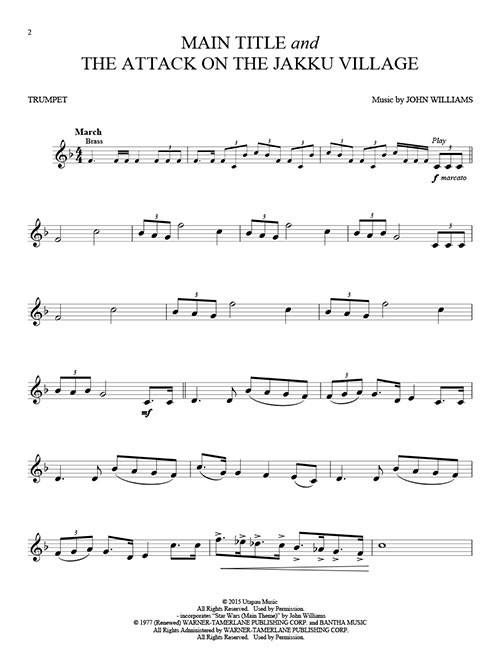 Star Wars: The Force Awakens - Trumpet (book/Audio Online)