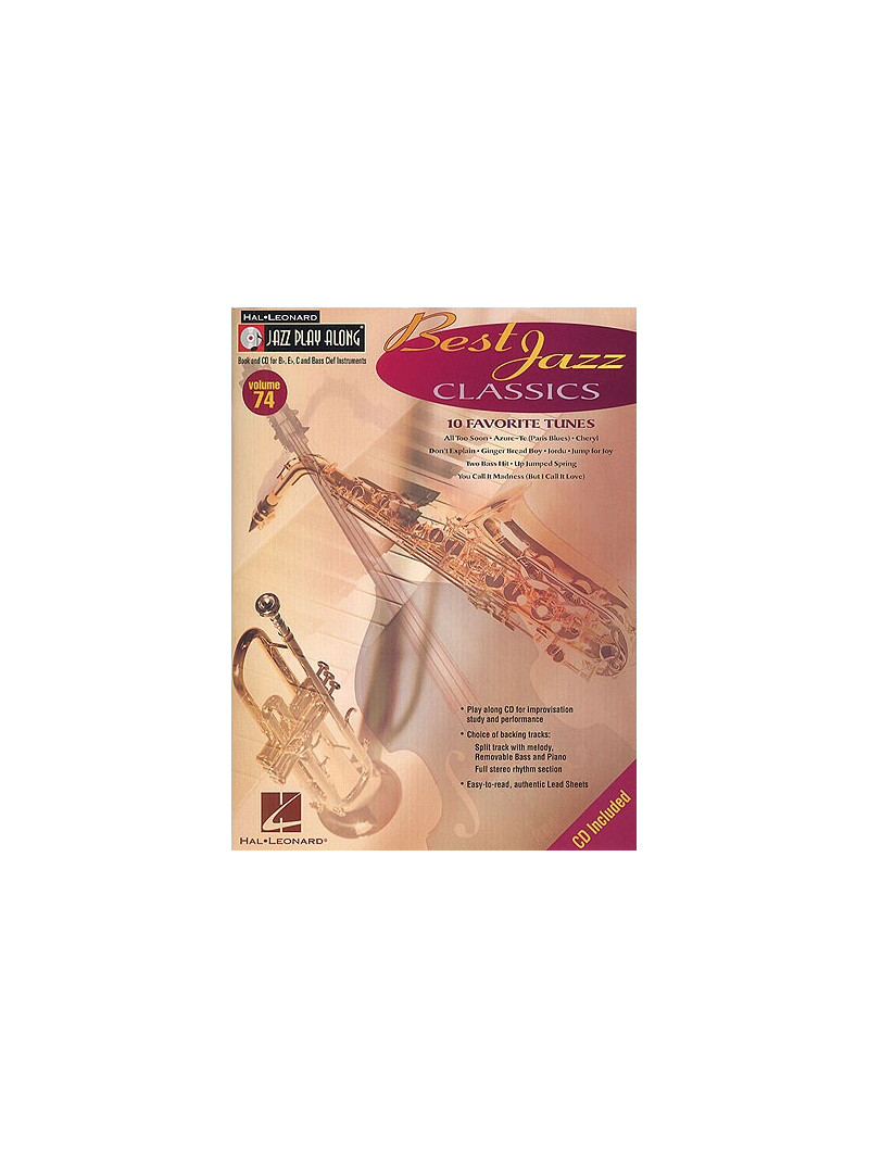 Jazz Play-Along vol.74: Best of Jazz Classics (book/CD)
