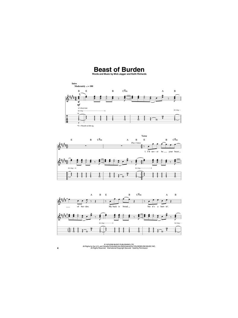 Rolling Stones: Guitar Play-Along volume 66 (book/CD)