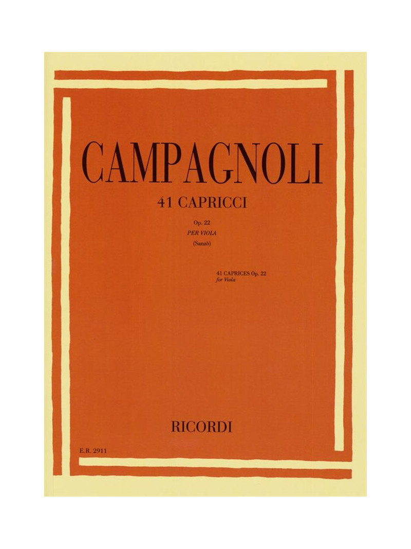 41 Capricci Op. 22 (Viola)