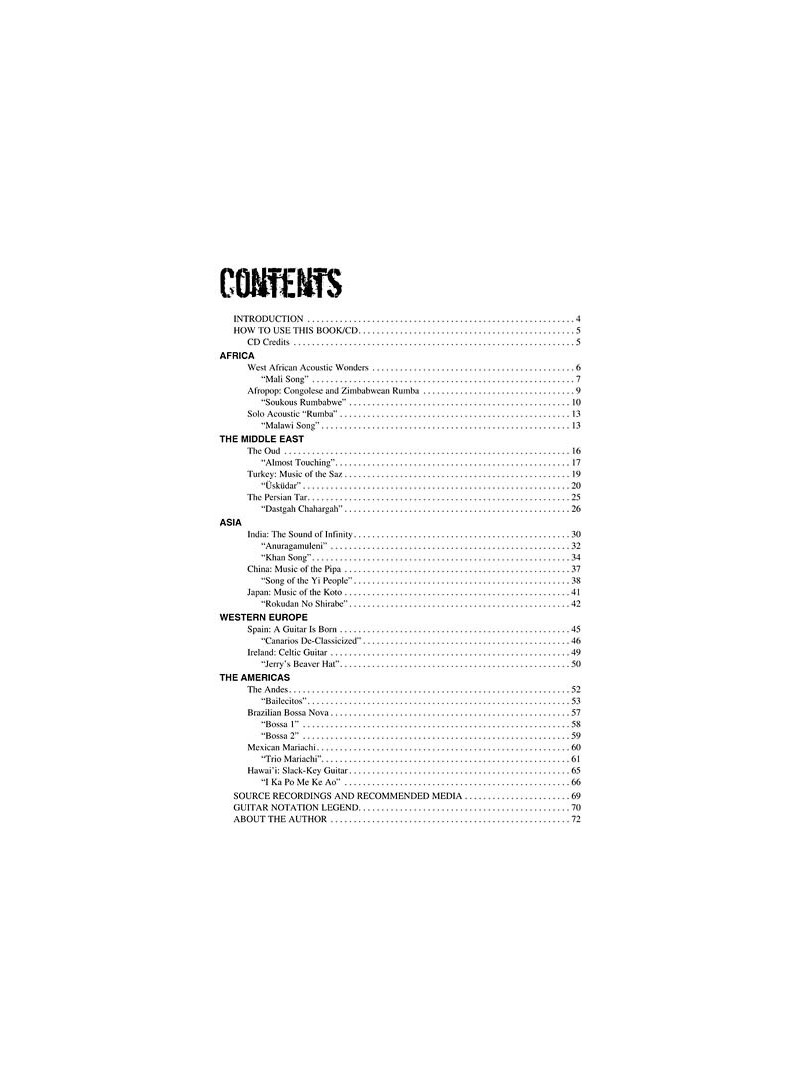 World Guitar (book/CD)