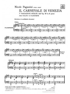 Il Carnevale Di Venezia (Violino)