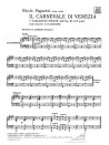 Il Carnevale Di Venezia (Violino)