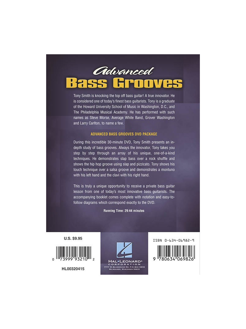 Advanced Bass Grooves (DVD)