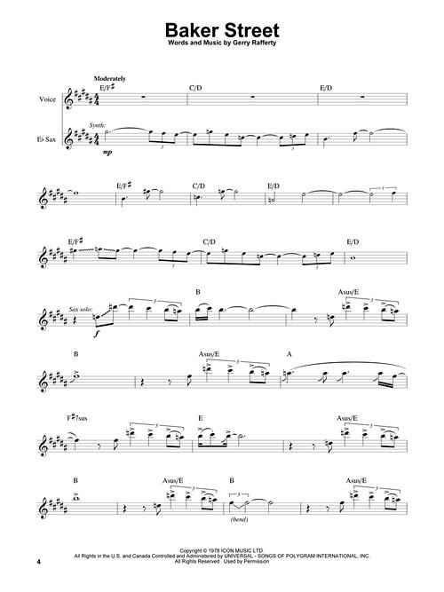 Classic Rock: Saxophone Play-Along Volume 3 (book/CD)