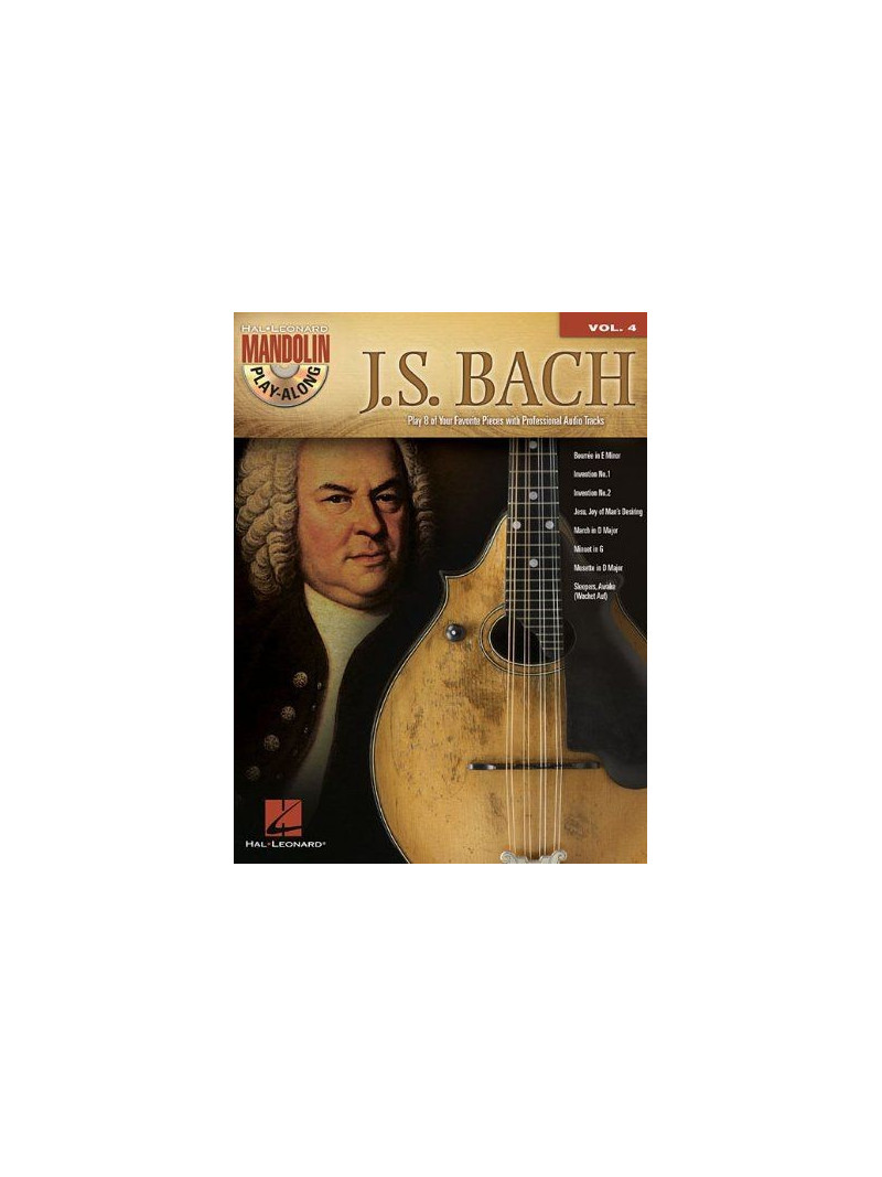 J.S. Bach : Mandolin Play-Along Volume 4 (book/CD)