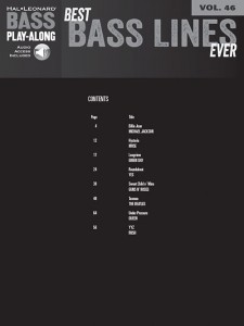 Best Bass Lines Ever: Bass Play-Along Volume 25 (book/Audio Online)