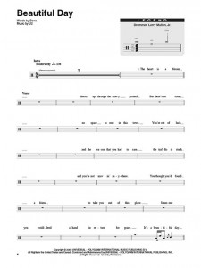 U2: Drum Play-Along Volume 34 (book/CD)