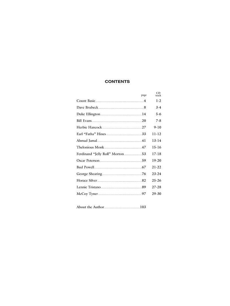 Jazz Piano (book/CD)