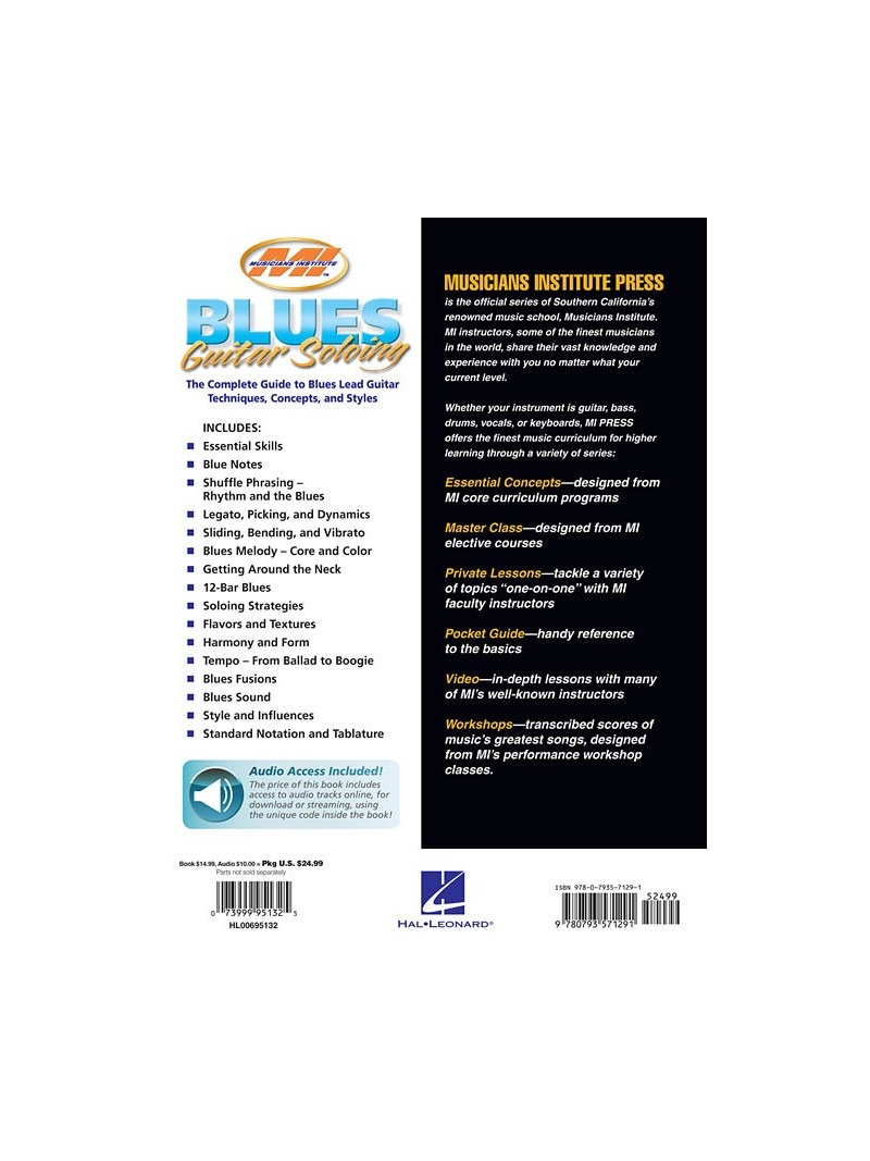 Blues Guitar Soloing (book/Audio Online)