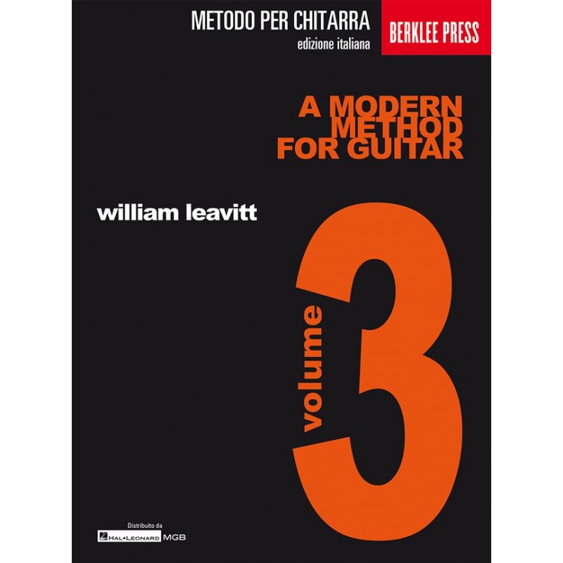 A Modern Method for Guitar Volume 3 (Edizione Italiana)