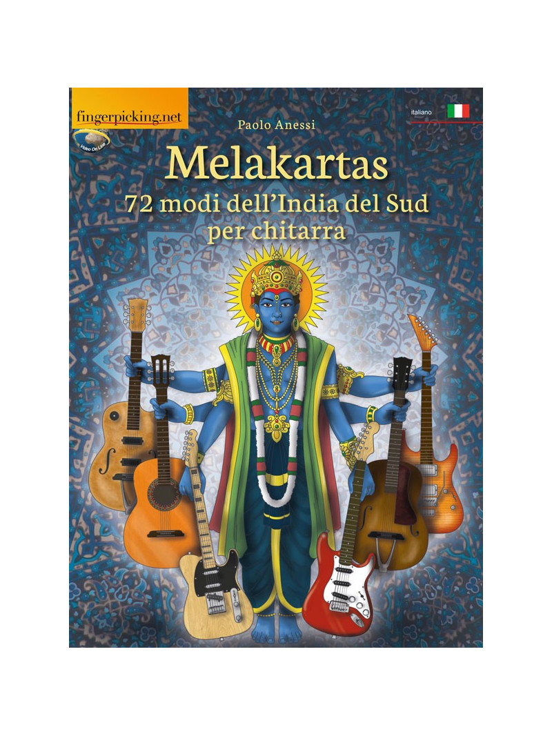 Melakartas - 72 modi dell'India del Sud per chitarra (libro/Video Online)