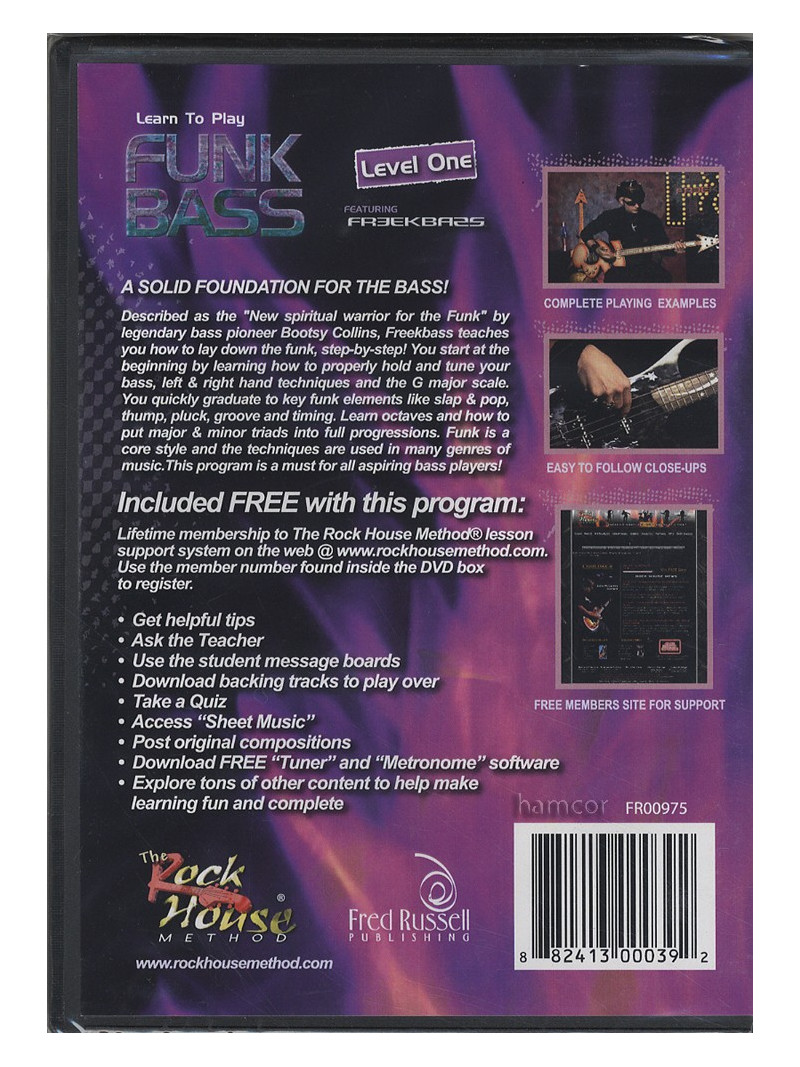 Learn To Play Funk Bass - Level Two (DVD) 