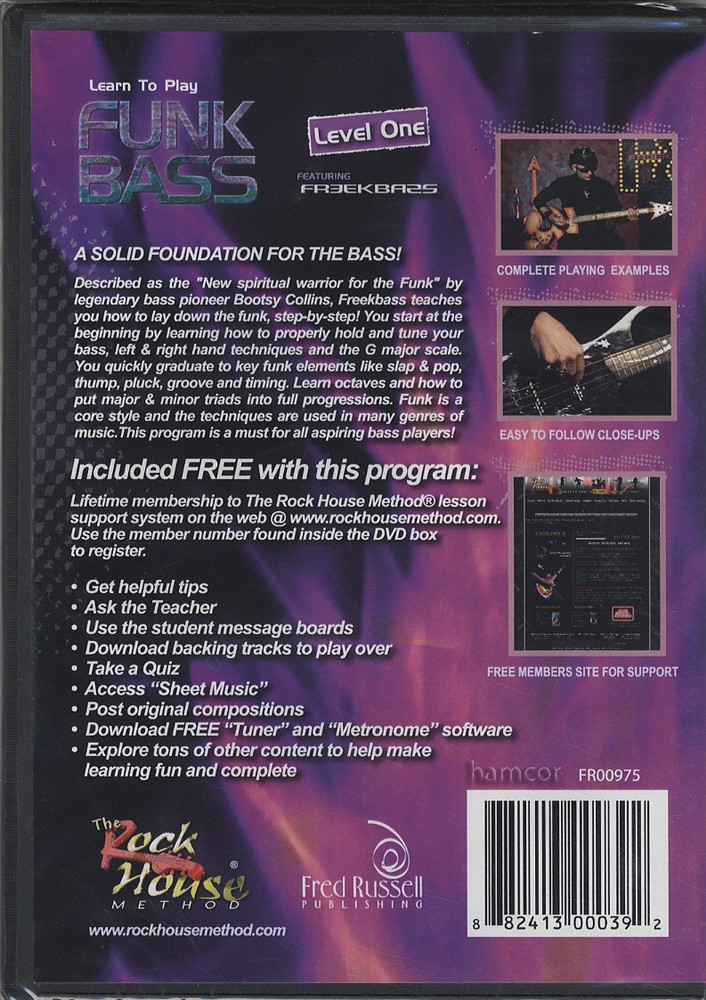 Learn To Play Funk Bass - Level Two (DVD) 