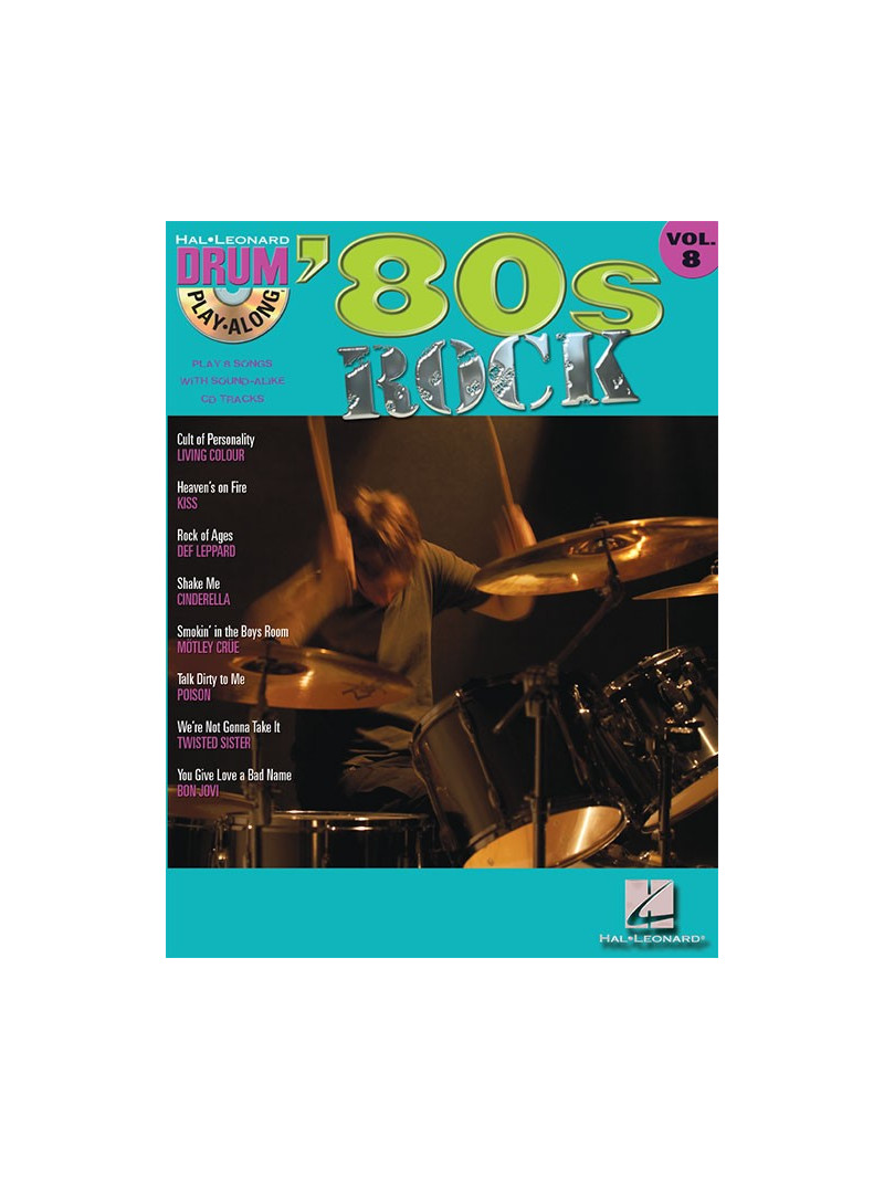 Drum Play-Along Volume 8: '80s rock (book/CD)