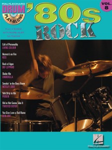 Drum Play-Along Volume 8: '80s rock (book/CD)