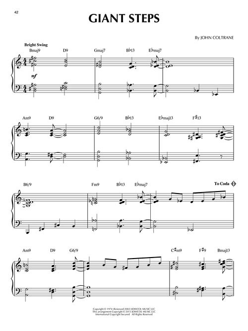 John Coltrane: Jazz Piano Solos