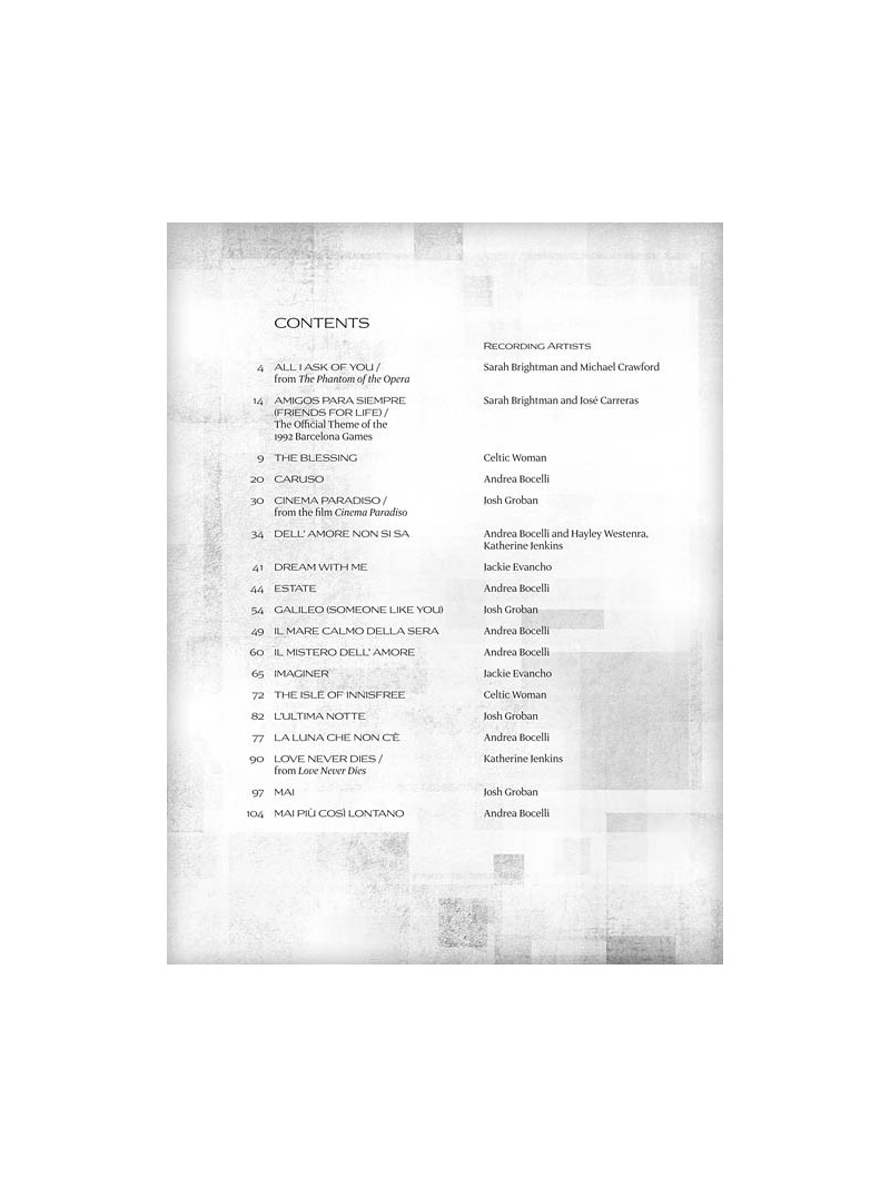 Classical Crossover for Singers