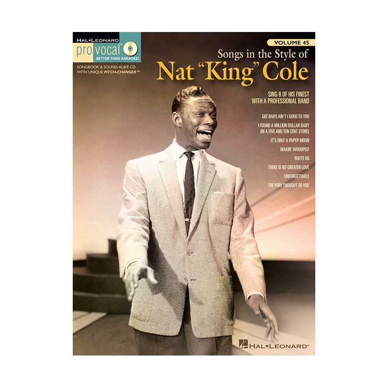 Pro vocal Nat King Cole volume 45 www.birdlandjazz.it