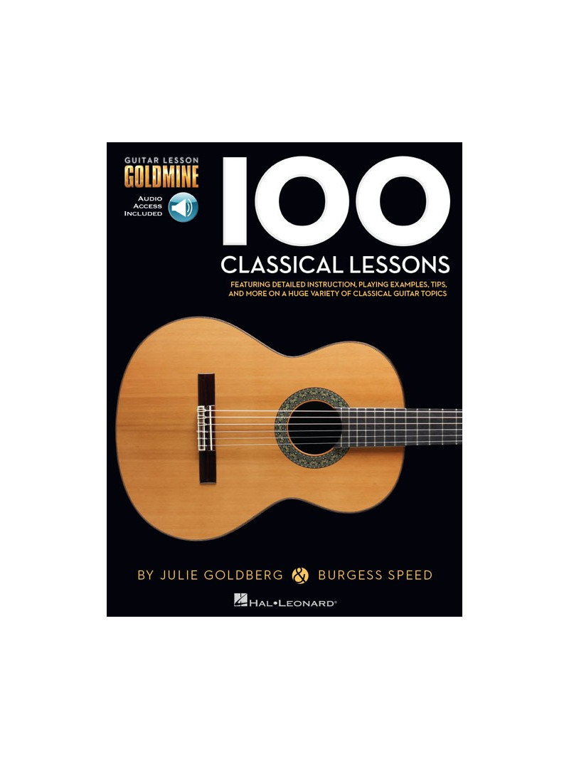 Goldmine : 100 Classical Lessons - Guitar (book/Audio Online)