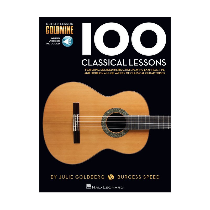 Goldmine : 100 Classical Lessons - Guitar (book/Audio Online)