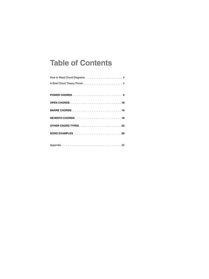 Rock Guitar Chords (book/DVD)