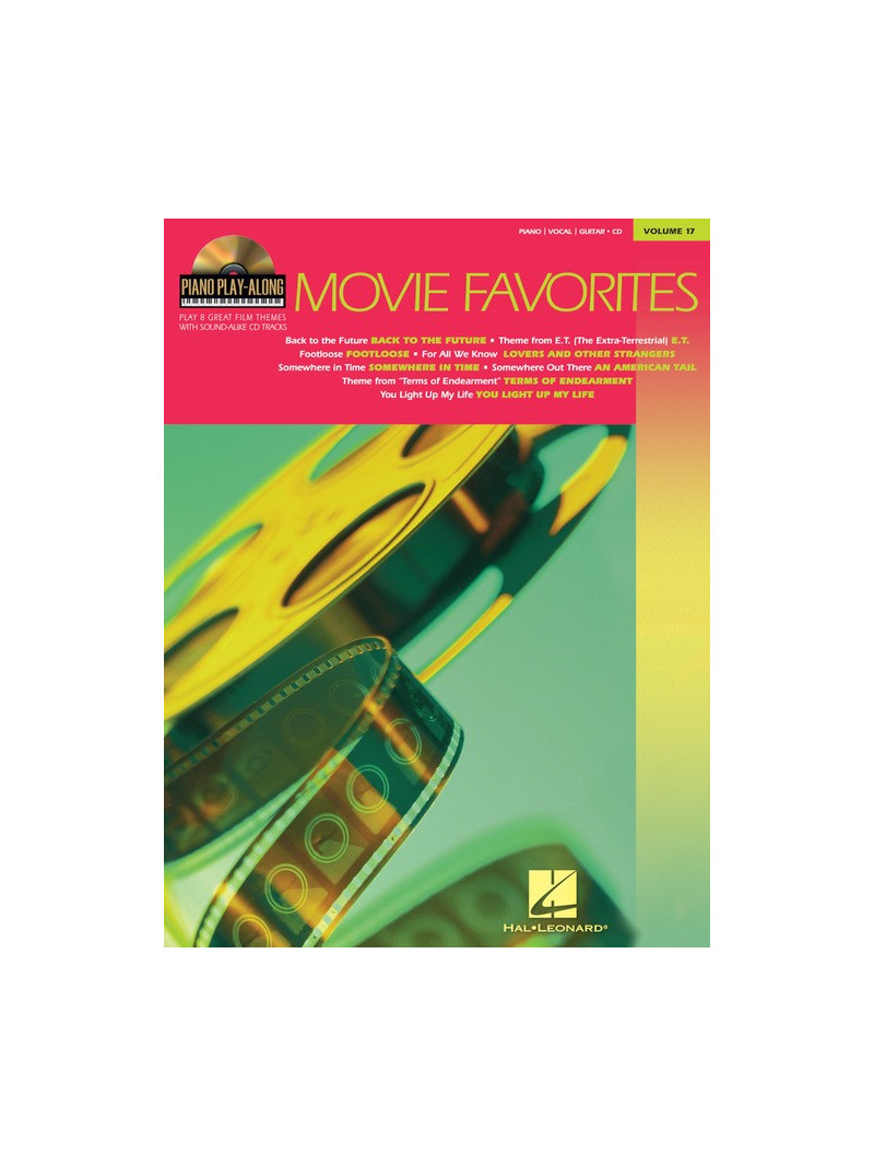 Piano Play-along: Movie Favorites Vol. 17 (book/CD)