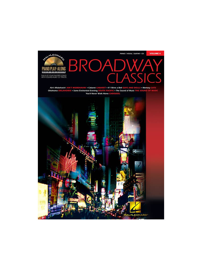 Piano Play-Along: Broadway Classics  (book/CD)