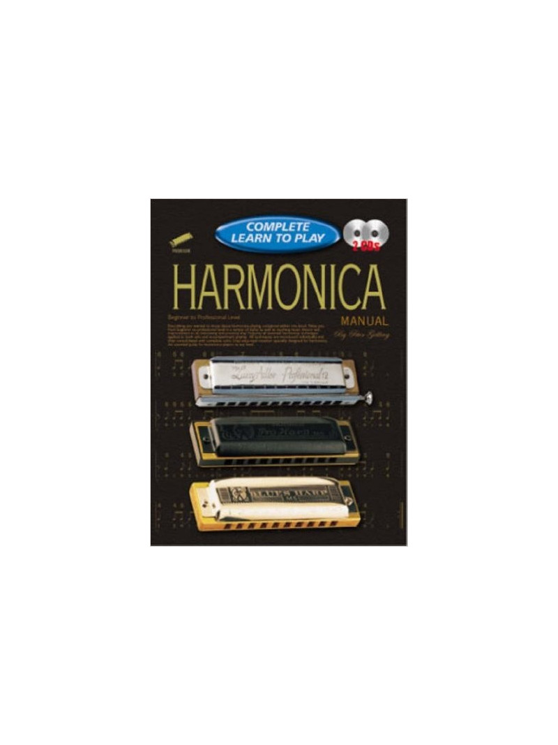 Complete Learn To Play Harmonica Manual (book/2 CD)