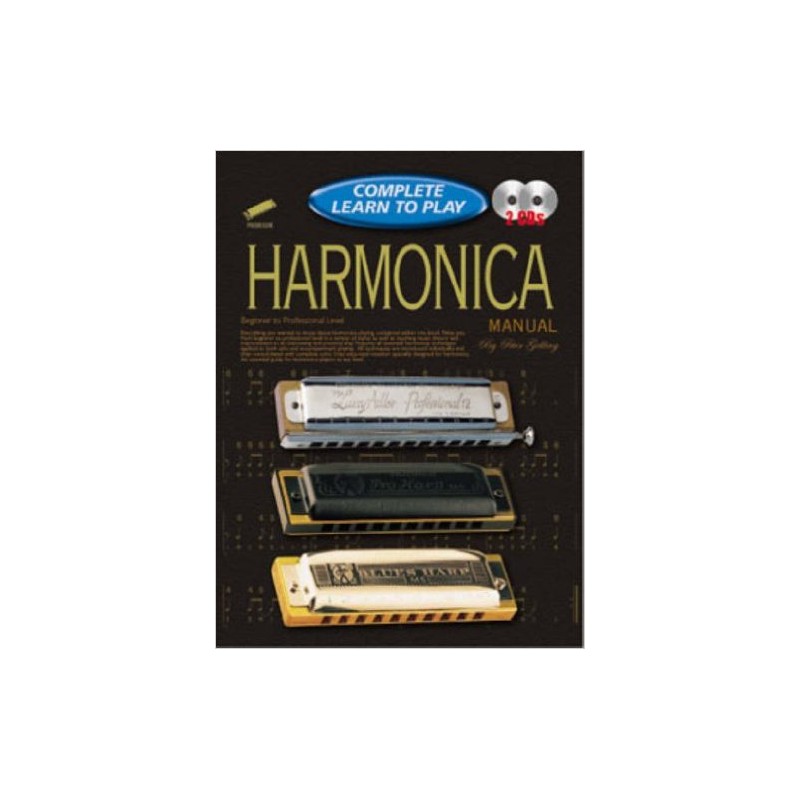 Complete Learn To Play Harmonica Manual (book/2 CD)