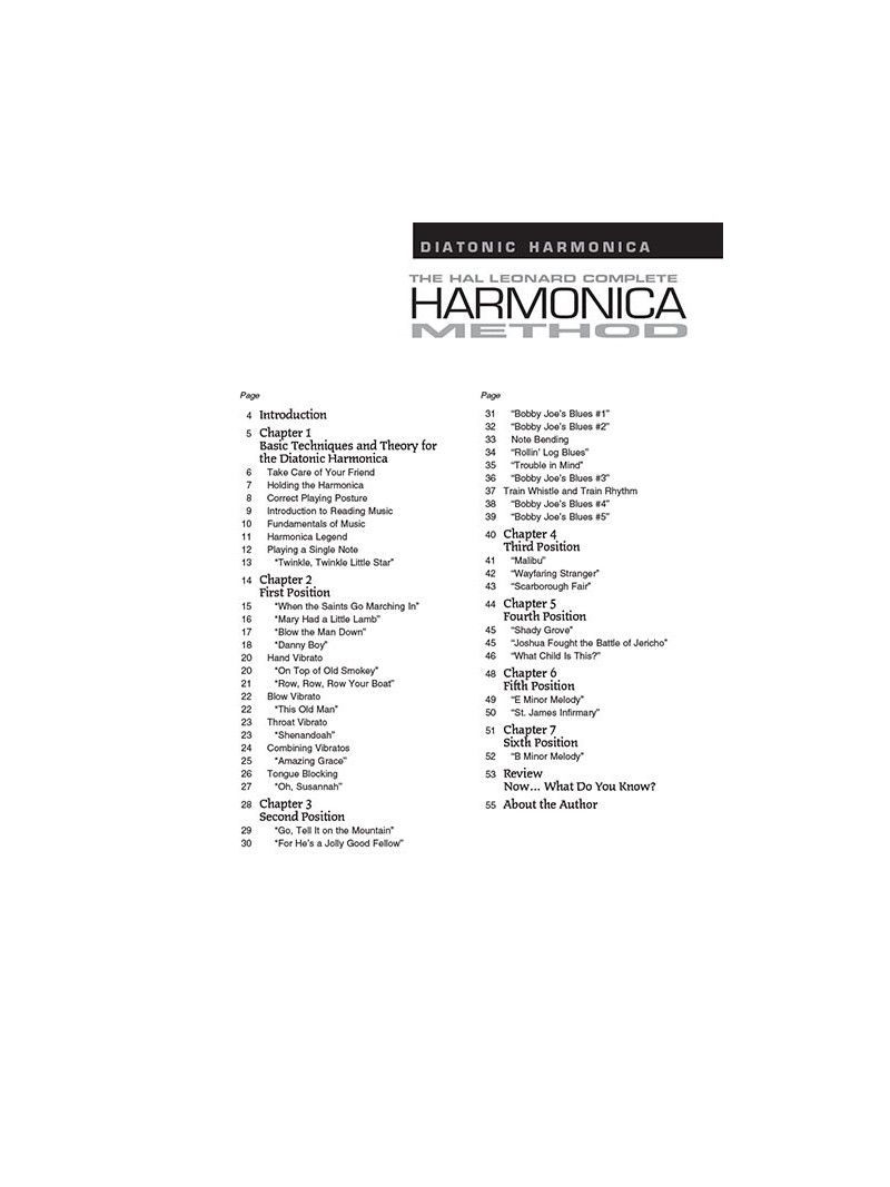 Complete harmonica method (diatonic harmonica) + CD