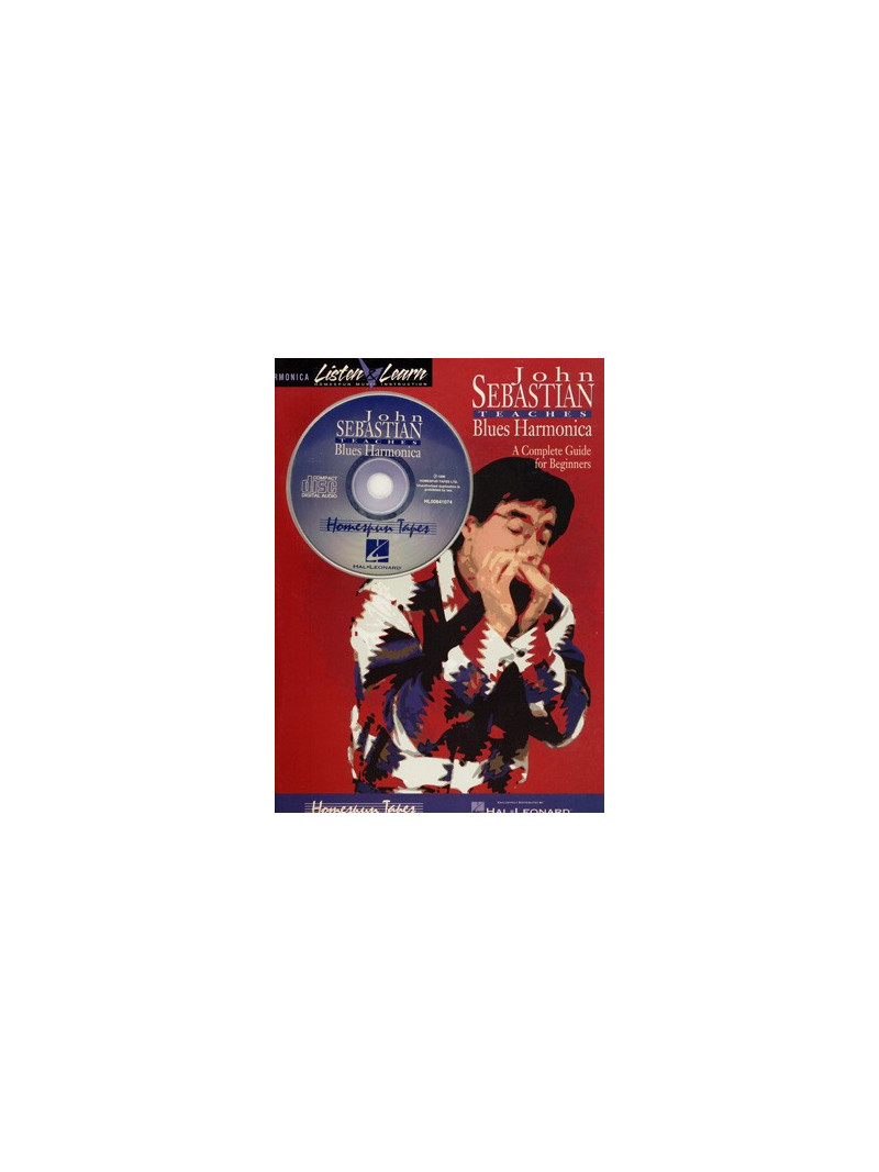 Teaches Blues Harmonica (book & CD)