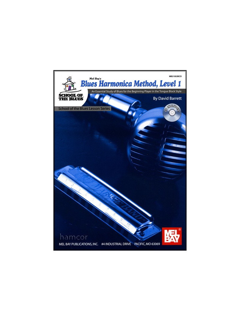 Blues Harmonica Method, Level 1 (book/CD)