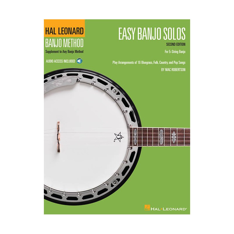 Hal Leonard Easy Banjo Solos (book/Audio Online)
