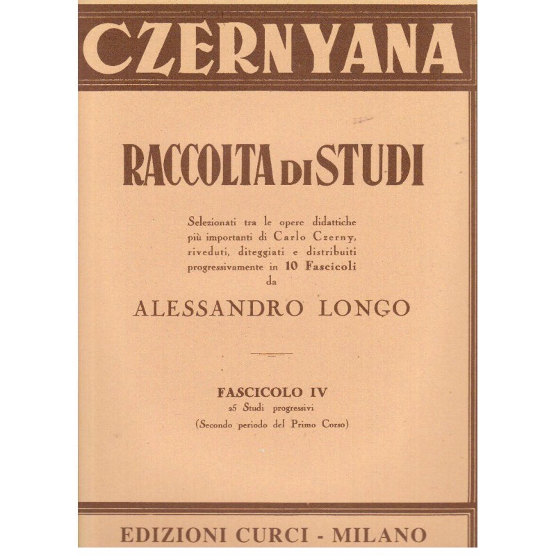Czernyana - Raccolta di studi - Fascicolo IV