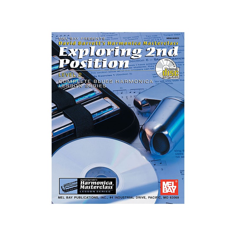 Exploring 2st Position - Complete Blues Harmonica Lesson (book/CD)