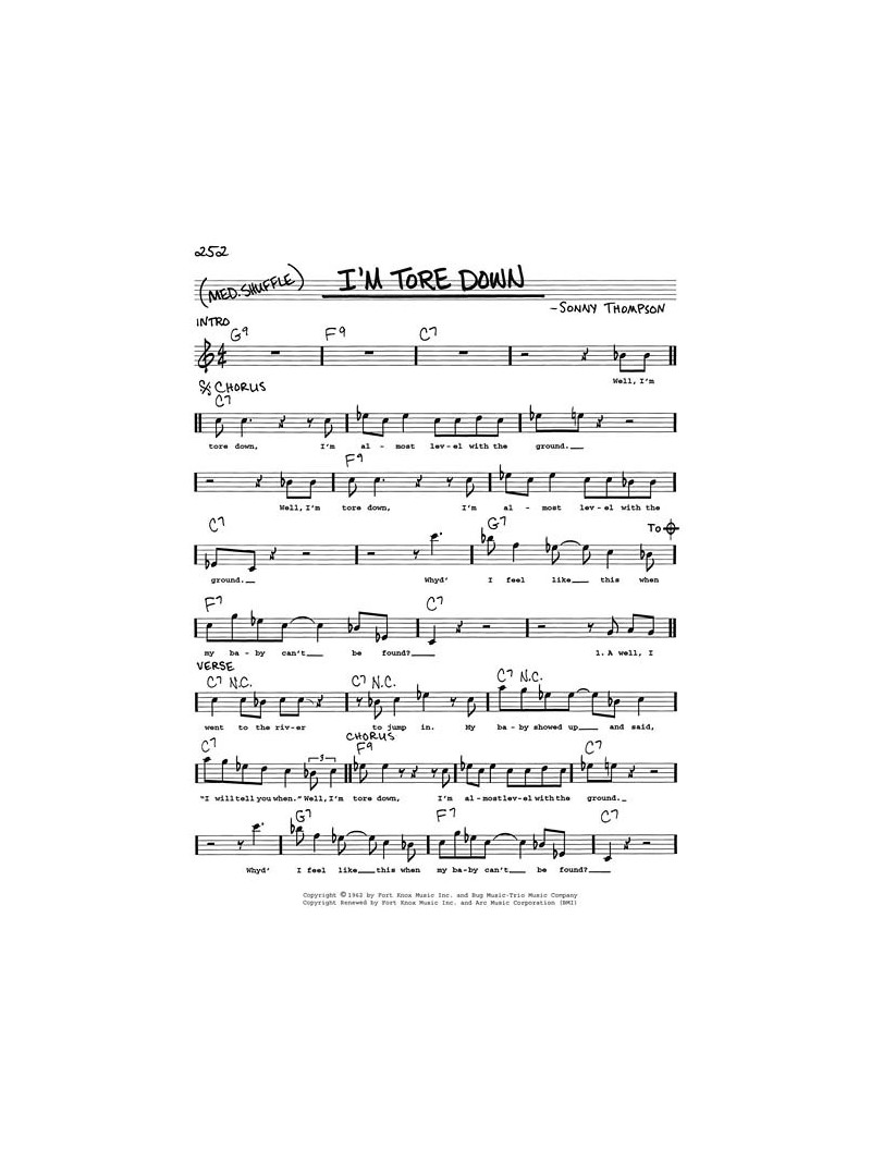 The Real Blues Book - C Instruments