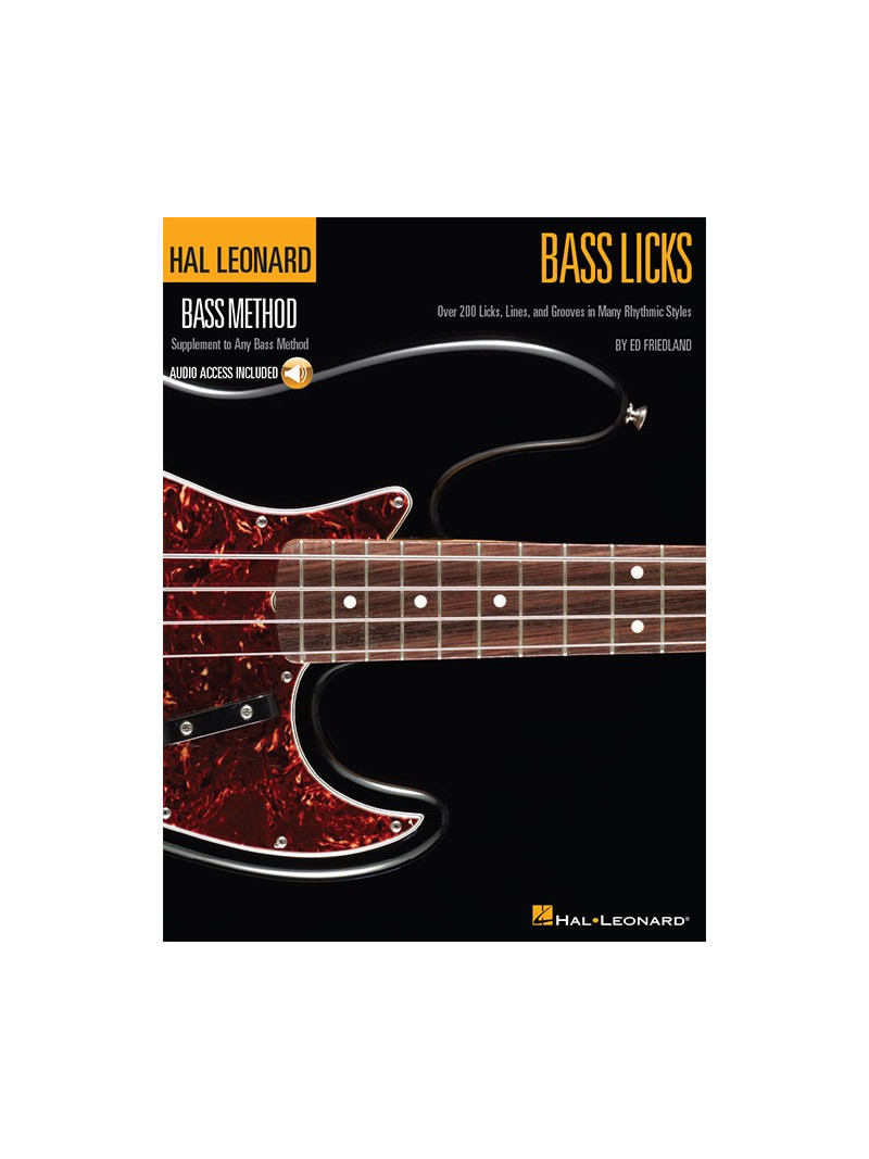Hal Leonard Bass Method: Bass Licks (book/CD)