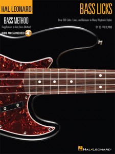 Hal Leonard Bass Method: Bass Licks (book/CD)