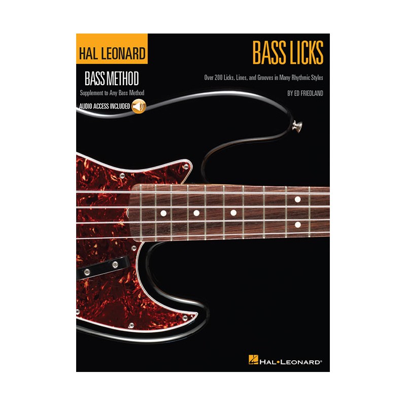 Hal Leonard Bass Method: Bass Licks (book/Audio Online)