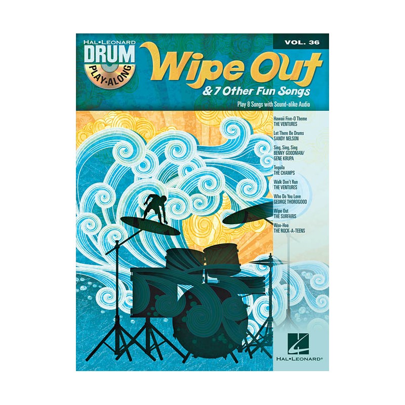 Drum Play-Along Volume 36: Wipe Out (book/CD)