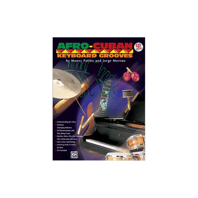Afro-Cuban Grooves for Keyboard (book/CD play-along)