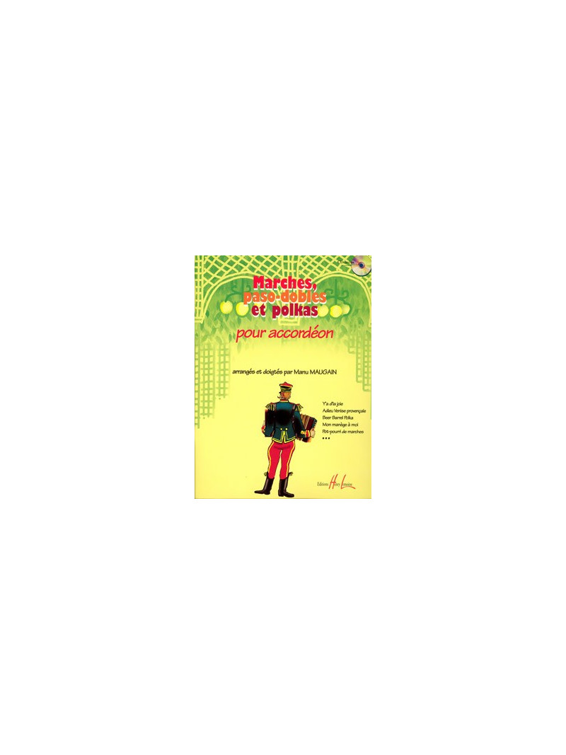 Marches, paso-dobles et polkas pour Accordeon (book/CD)