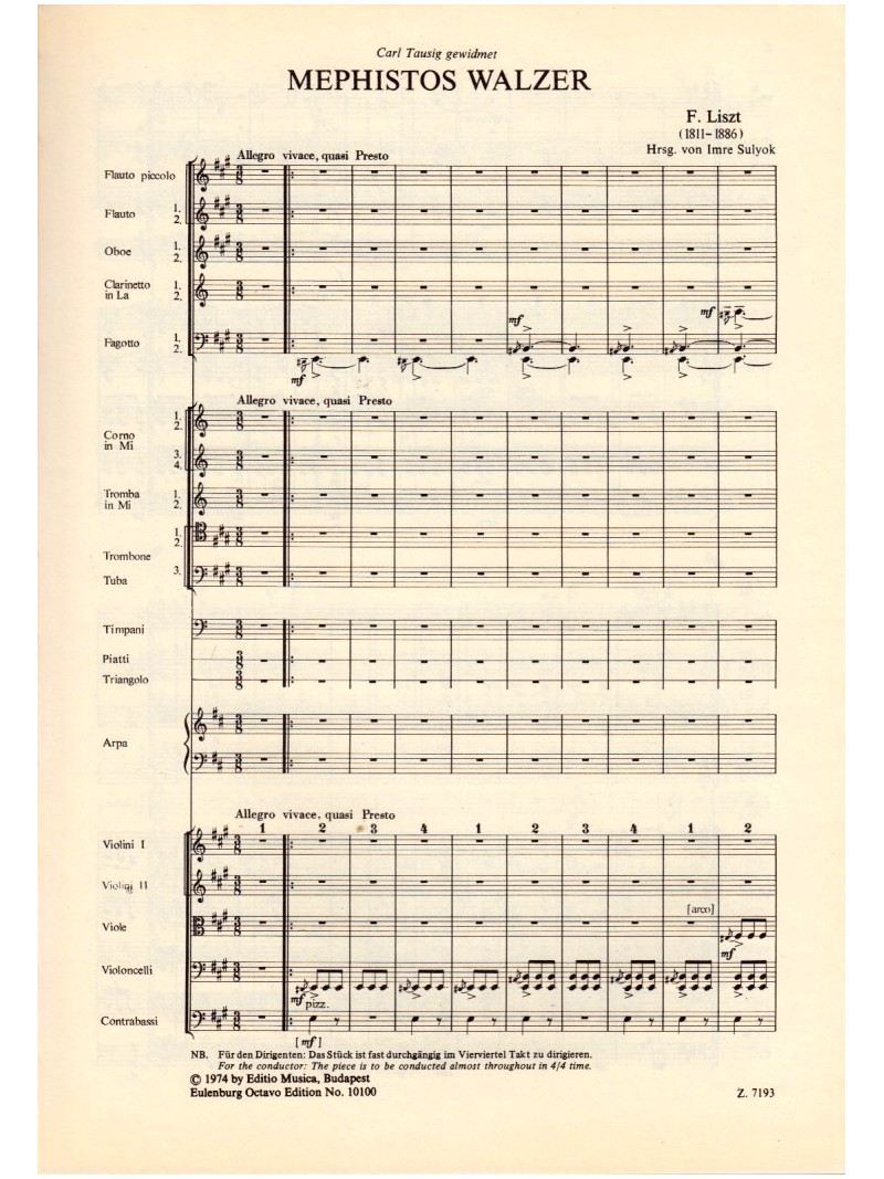 Franz Liszt - Mephistos Walzer